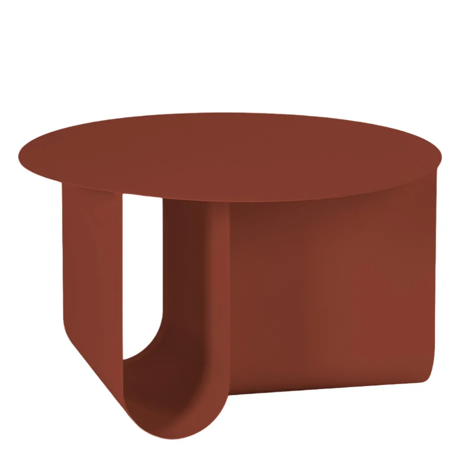 New Drawer BLUM Table basse ronde en métal ø60cm