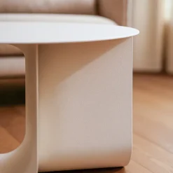 New Drawer BLUM Table basse ronde en métal ø60cm
