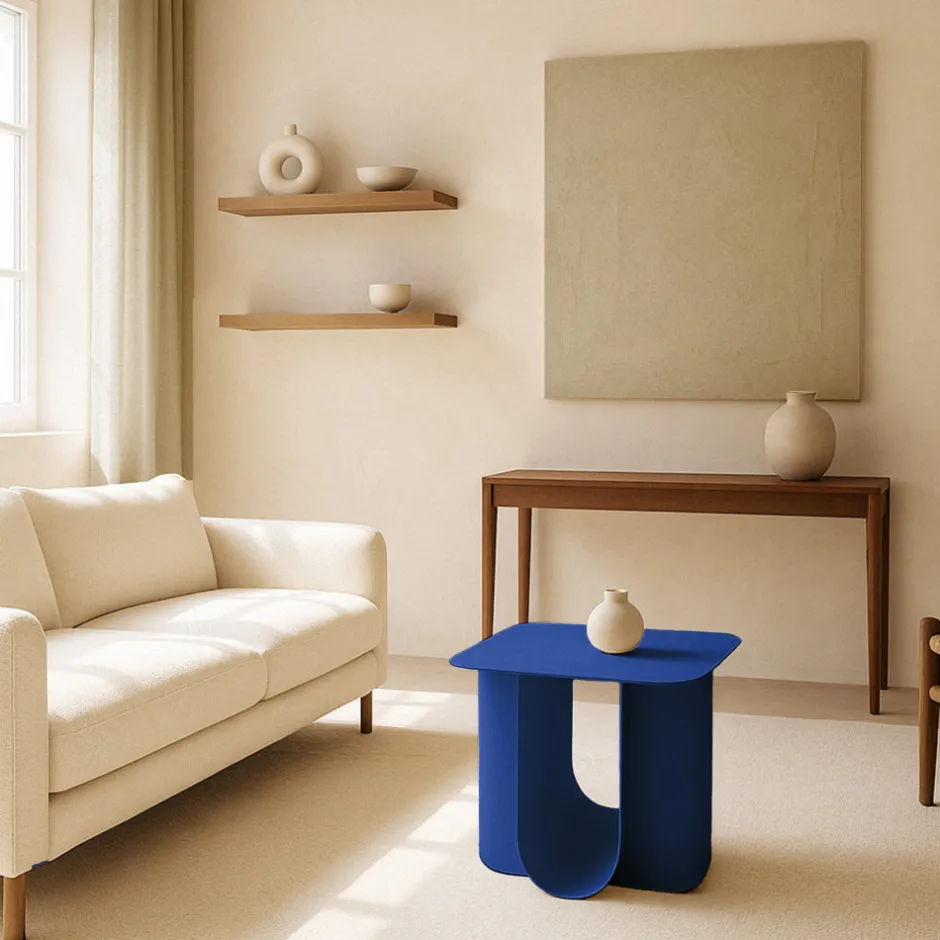 New Drawer BLUM Table d'appoint en métal 45x40cm