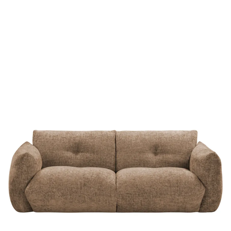 Discount Drawer BOCCA Canapé droit 3 places en tissu à dossier capitonné