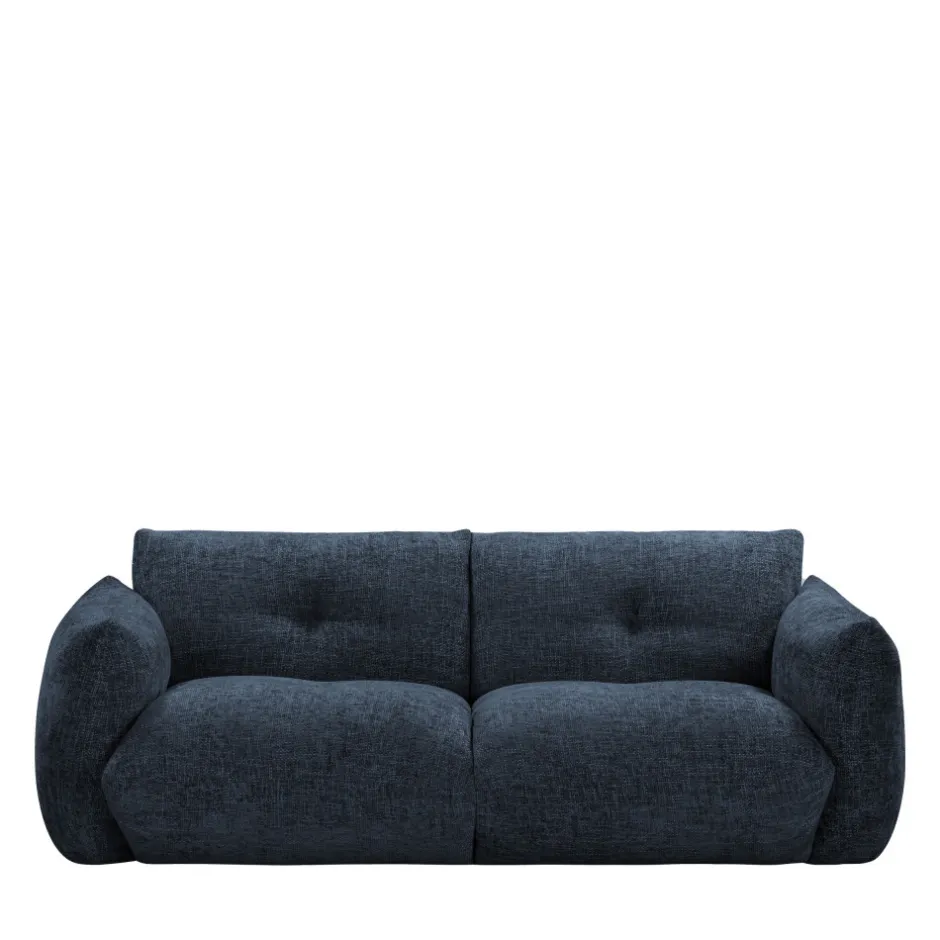 Discount Drawer BOCCA Canapé droit 3 places en tissu à dossier capitonné