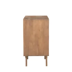 Outlet Drawer BOGOR Commode 3 tiroirs en bois massif L80cm