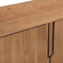 Clearance Drawer BOGOR Meuble tv 4 portes en bois massif L150cm