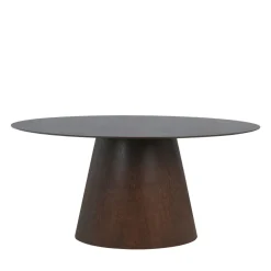 Outlet House Nordic BOLTON Table à manger ovale en bois 160x90cm