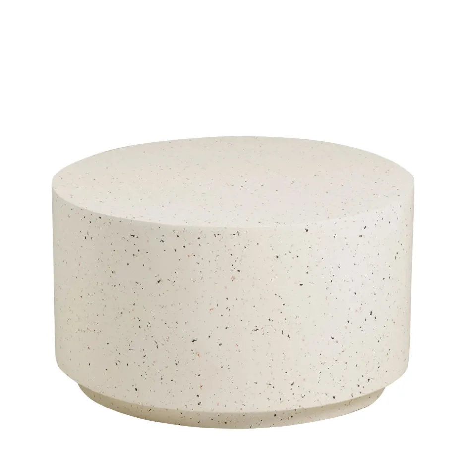 Outlet House Nordic BONNIE Table basse ronde en effet terrazzo ø70cm