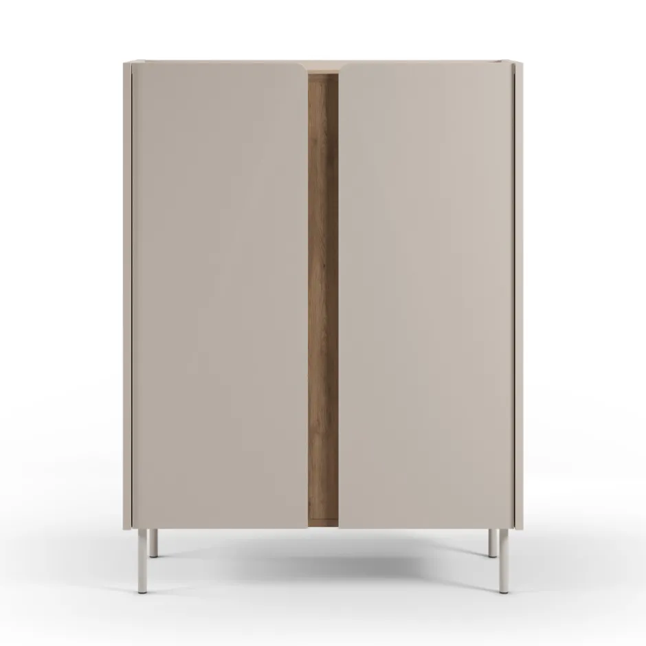 Outlet Drawer BOXY Buffet 2 portes en bois et métal H120cm