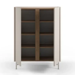 Outlet Drawer BOXY Buffet 2 portes en bois et métal H120cm