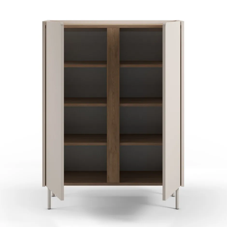 Outlet Drawer BOXY Buffet 2 portes en bois et métal H120cm