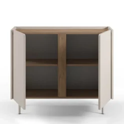 Discount Drawer BOXY Buffet 2 portes en bois et métal L100cm