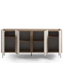 Online Drawer BOXY Buffet 4 portes en bois et métal L180cm