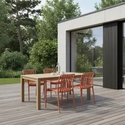 New Drawer BRANO Lot de 2 fauteuils de jardin en résine