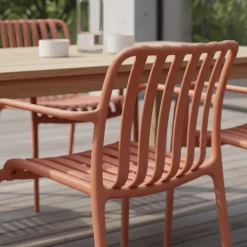 New Drawer BRANO Lot de 2 fauteuils de jardin en résine