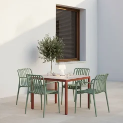 New Drawer BRANO Lot de 2 fauteuils de jardin en résine