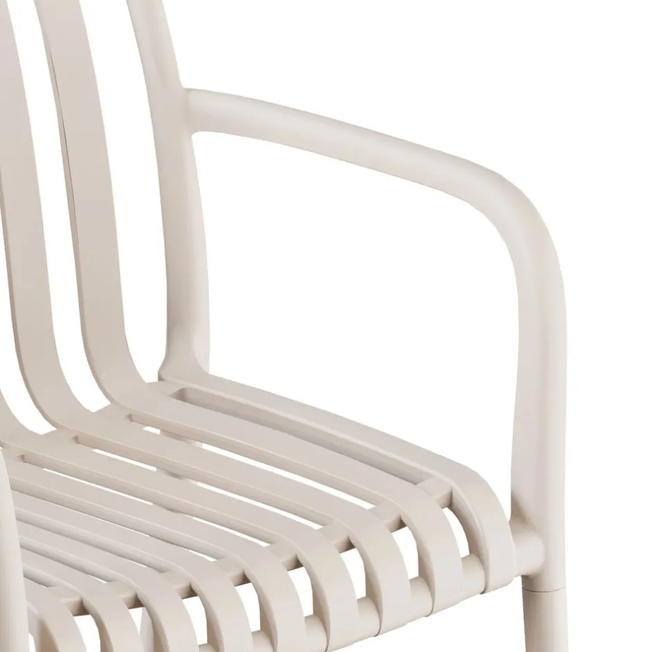 New Drawer BRANO Lot de 2 fauteuils de jardin en résine