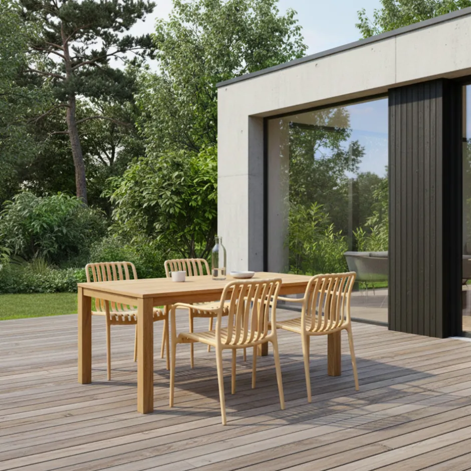 New Drawer BRANO Lot de 2 fauteuils de jardin en résine