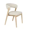 Hot Zuiver BRIGHT Lot de 2 chaises en tissu et bois
