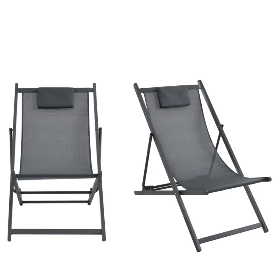 Discount Drawer BRISA Lot de 2 chiliennes en aluminium