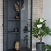 Online House Nordic BRISBANE Vaisselier en verre et métal H175cm