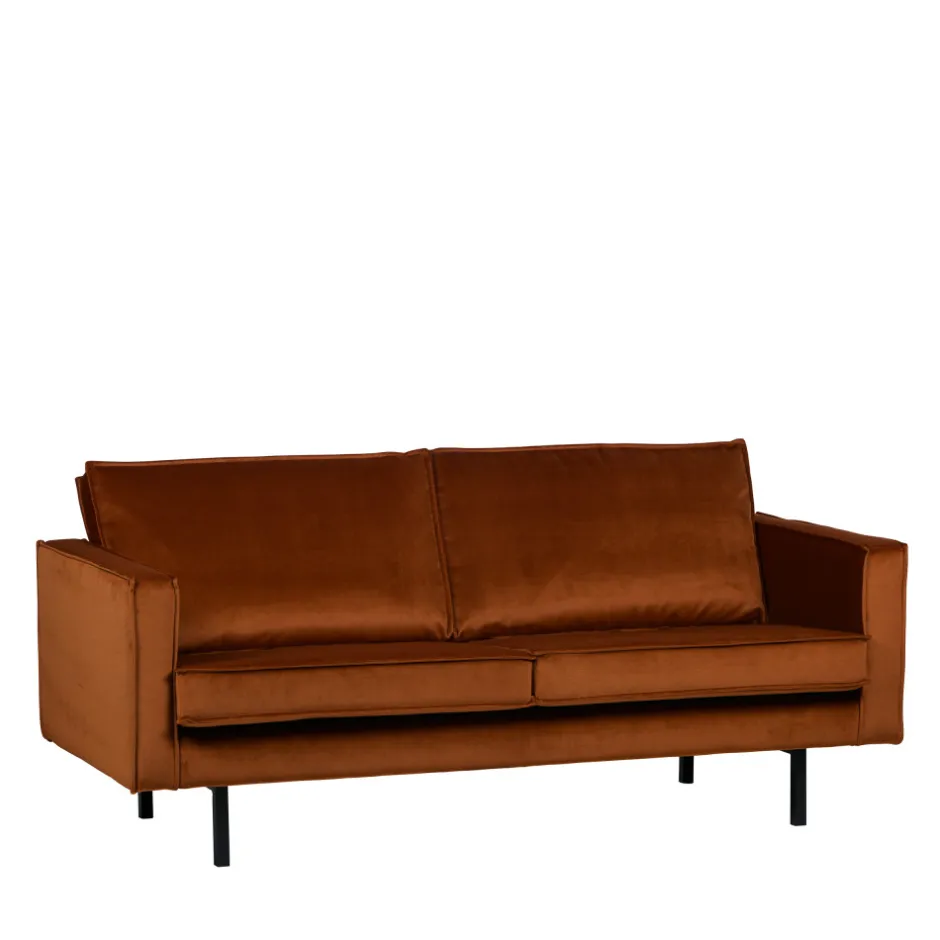 Hot Woood BRONCO Canapé 3 places vintage en velours