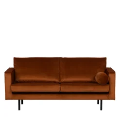 Hot Woood BRONCO Canapé 3 places vintage en velours
