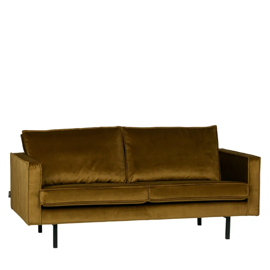 Hot Woood BRONCO Canapé 3 places vintage en velours