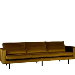 Discount Woood BRONCO Grand canapé 4 places vintage velours