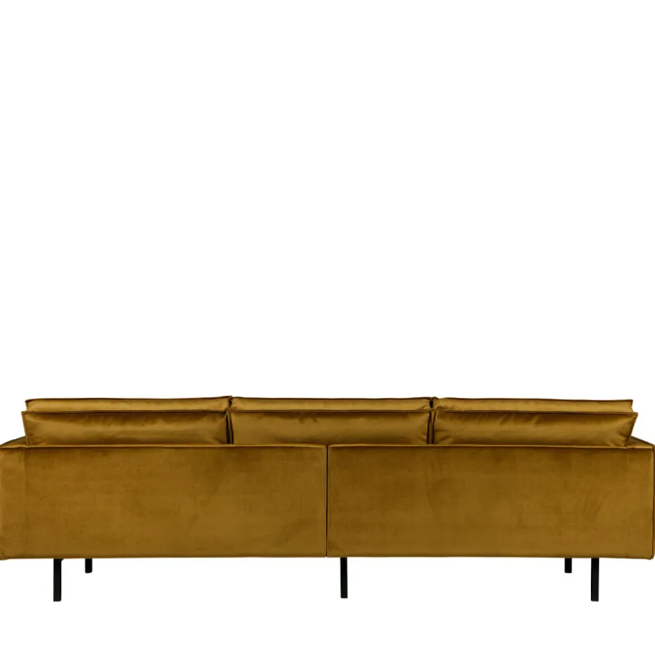 Discount Woood BRONCO Grand canapé 4 places vintage velours