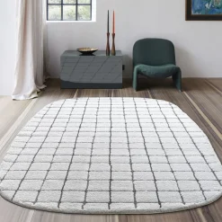 Discount Drawer BYRON VI Tapis contemporain ovale