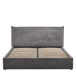 Best Drawer CAMA Lit coffre en velours côtelé 160x200cm