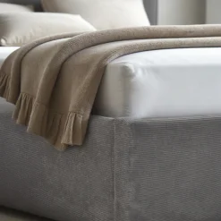 Hot Drawer CAMA Lit coffre en velours côtelé 180x200cm