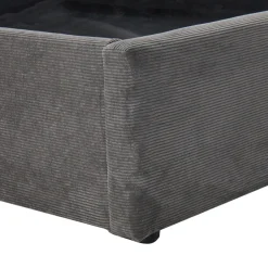 Hot Drawer CAMA Lit coffre en velours côtelé 180x200cm