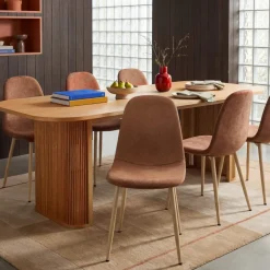 Discount Drawer CAPANATable à manger 8 personnes en bois