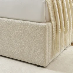 Online No name CARMEN Lit coffre en tissu chenille 140x190cm