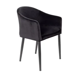 Discount No name CATELYN Fauteuil de table design en velours