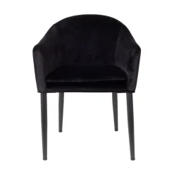 Discount No name CATELYN Fauteuil de table design en velours