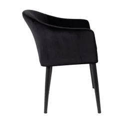 Discount No name CATELYN Fauteuil de table design en velours