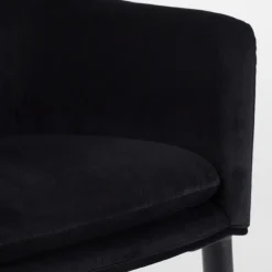 Discount No name CATELYN Fauteuil de table design en velours