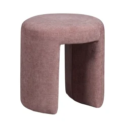 Hot Woood CHARLIE Pouf rond en tissu ø45cm