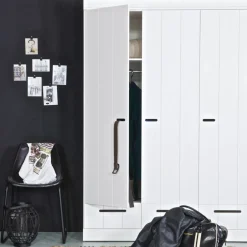 Clearance Woood CONNECT Armoire vestiaire 3 portes / 3 tiroirs