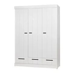 Clearance Woood CONNECT Armoire vestiaire 3 portes / 3 tiroirs