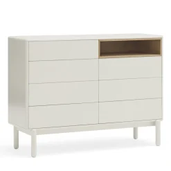 Online Teulat CORVO Commode 7 tiroirs 1 niche en bois L120xH90cm