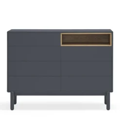 Online Teulat CORVO Commode 7 tiroirs 1 niche en bois L120xH90cm