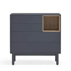 Online Teulat CORVO Commode 4 tiroirs 1 niche en bois L90xH90cm