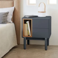 Clearance Teulat CORVO Table de chevet en bois