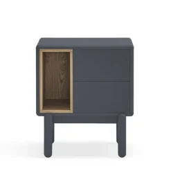 Clearance Teulat CORVO Table de chevet en bois