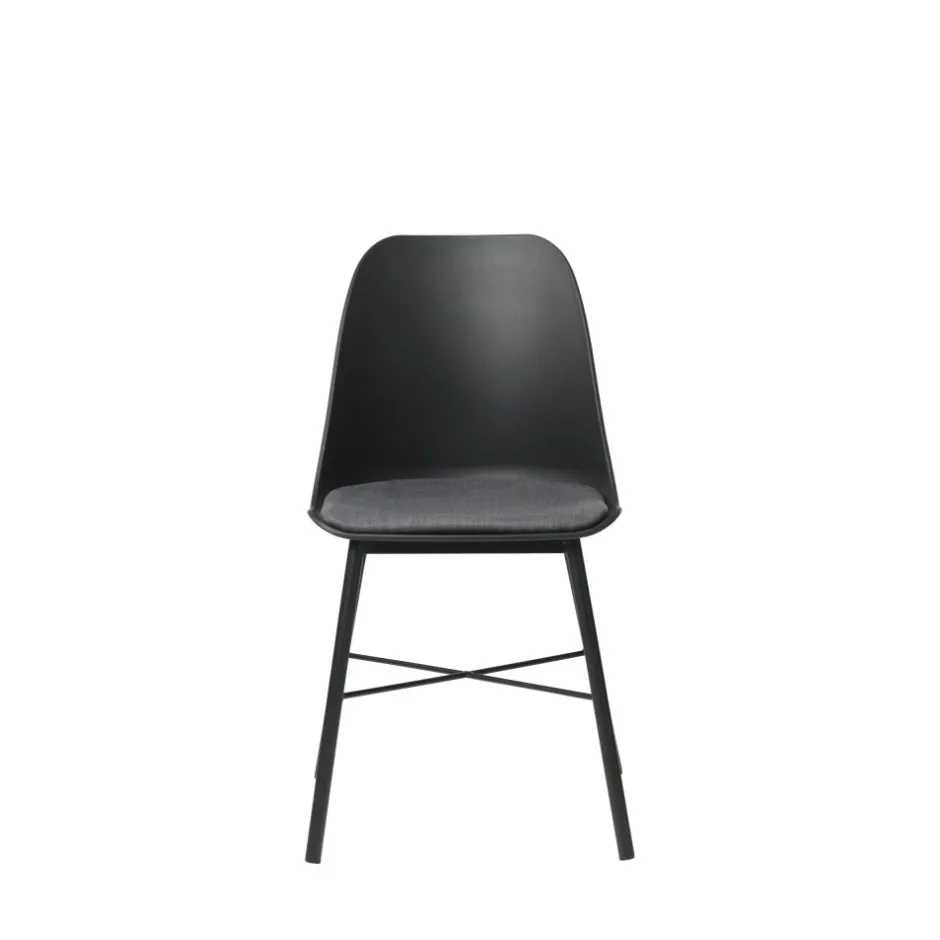 Sale No name CURVI Lot de 2 chaises en plastique et métal