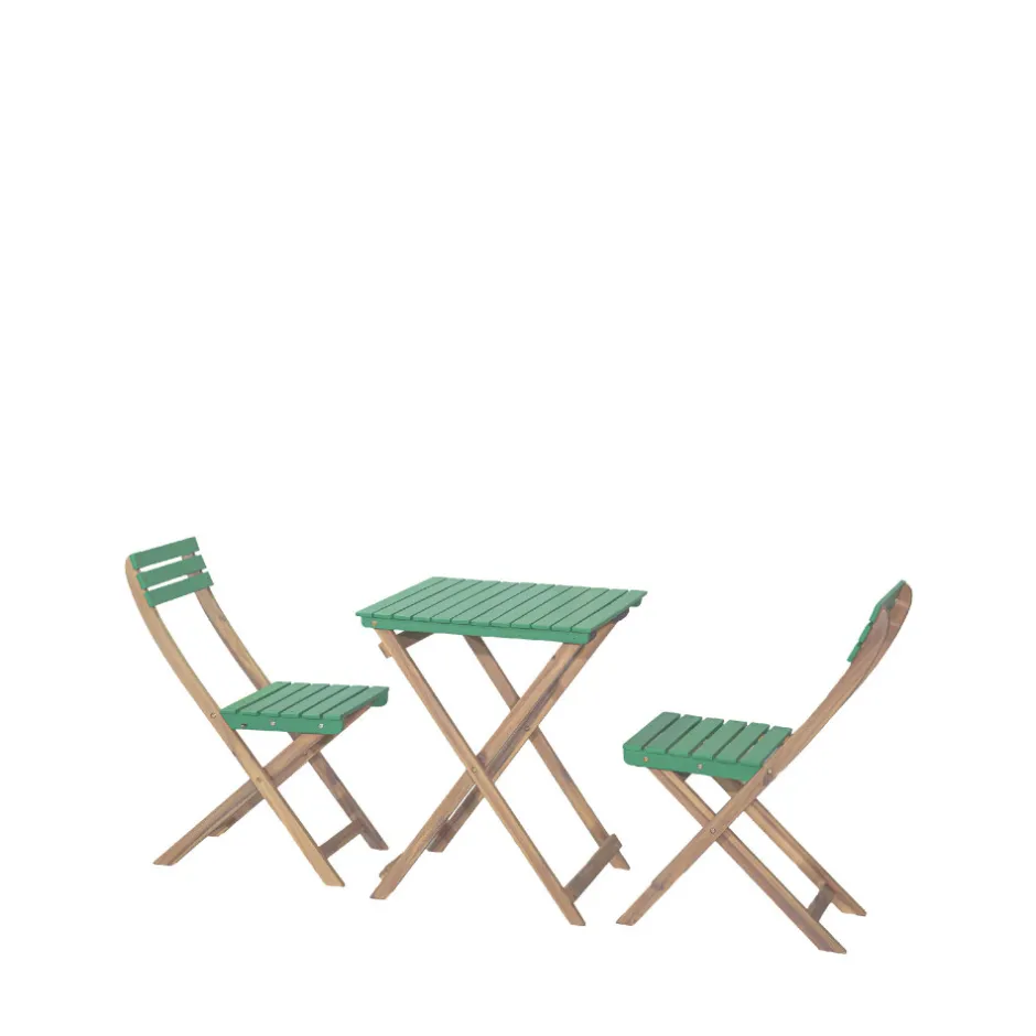 Sale Drawer DANA Set bistrot pliant de jardin 2 personnes en bois