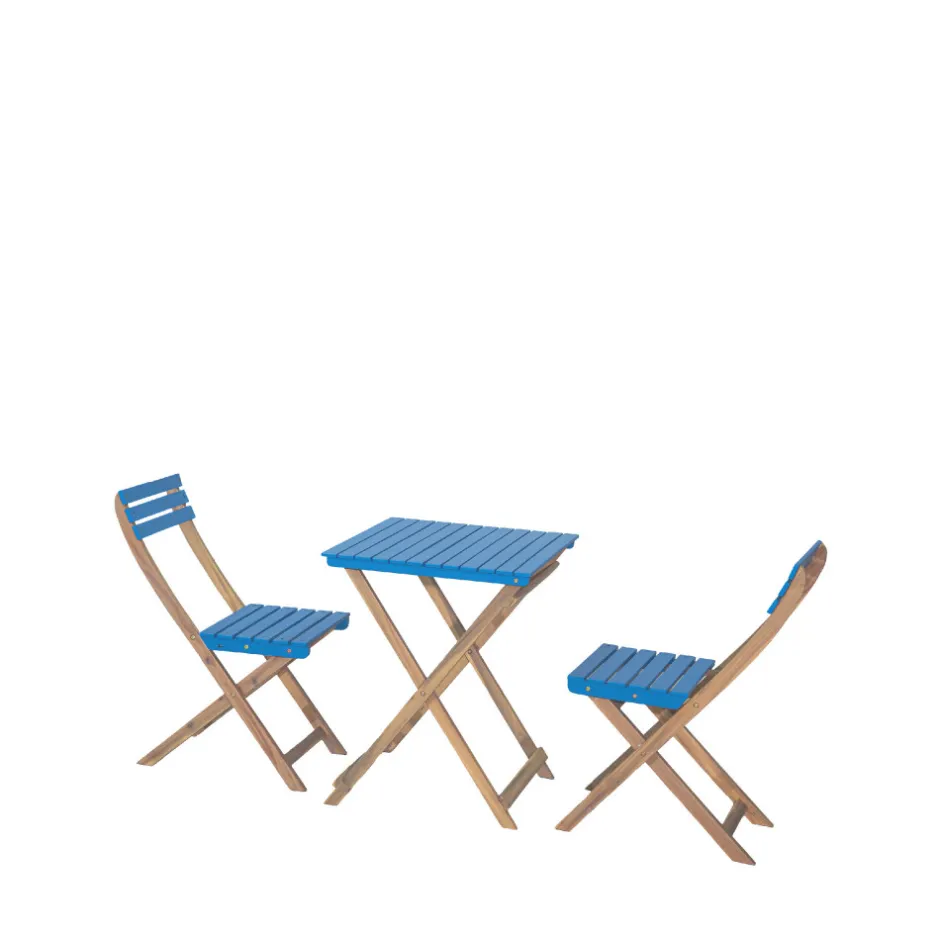 Sale Drawer DANA Set bistrot pliant de jardin 2 personnes en bois