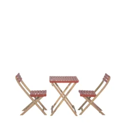 Sale Drawer DANA Set bistrot pliant de jardin 2 personnes en bois