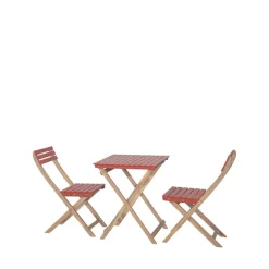 Sale Drawer DANA Set bistrot pliant de jardin 2 personnes en bois